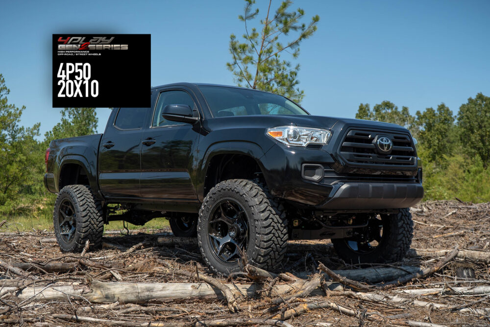 Off Road Wheels for Black Toyota Tacoma
