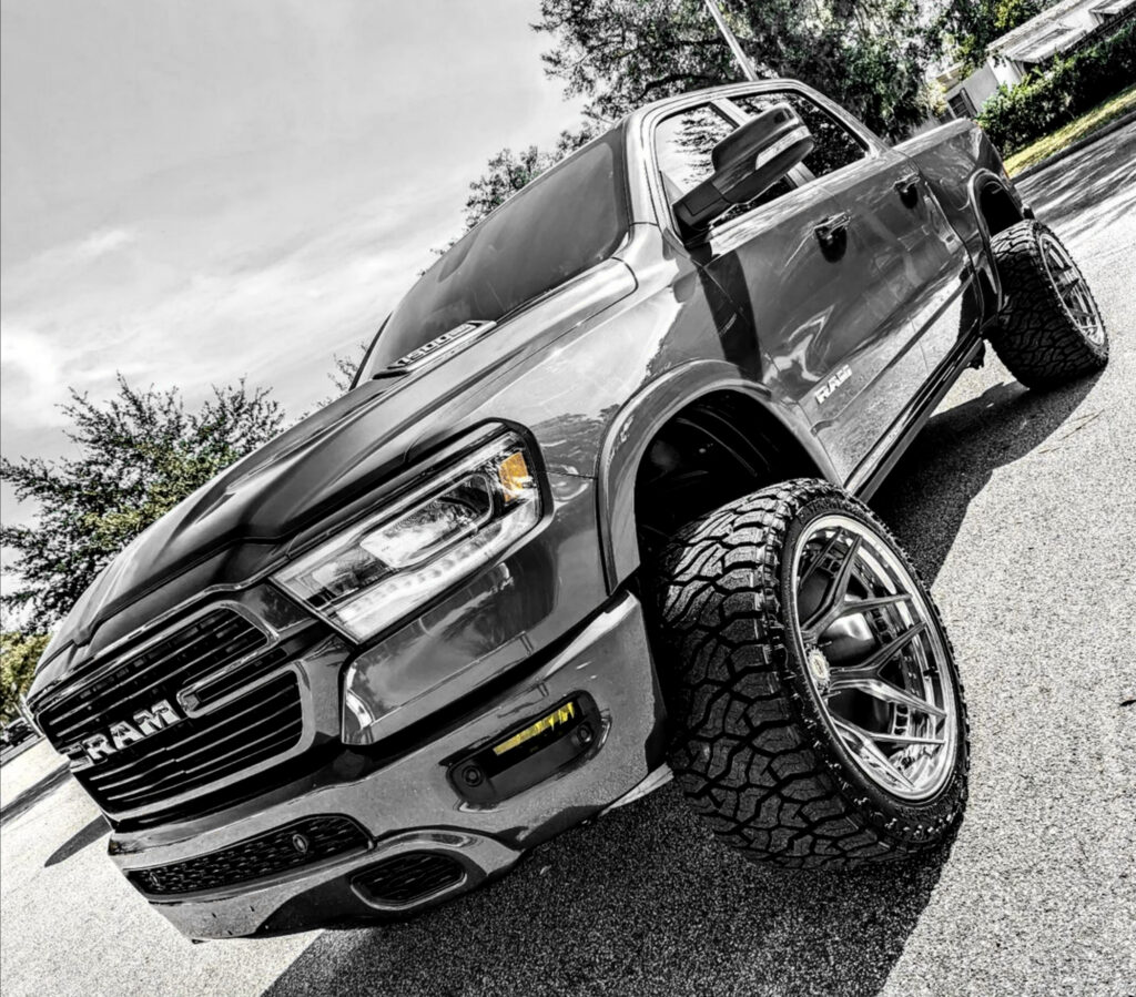 Dodge Ram with 24×14 Wheels 4PF6 Forged