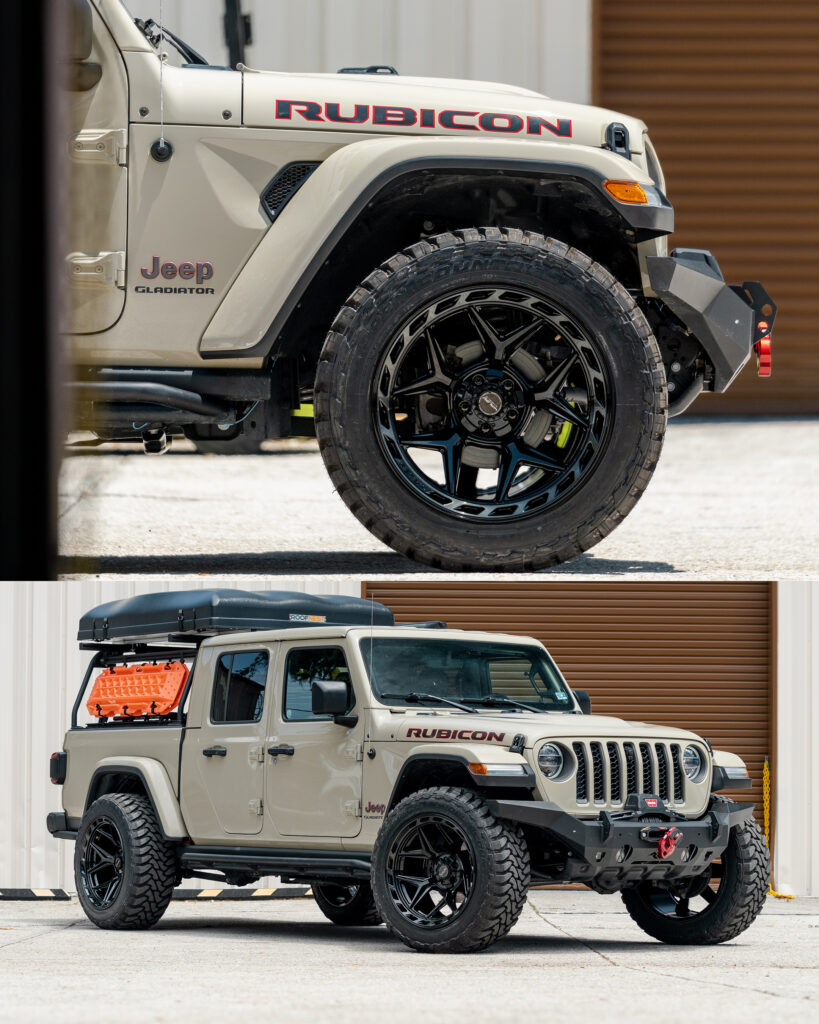 4play wheels jeep gladiator rubicon 4p55 22x12 35x12.5x22 toyo tire