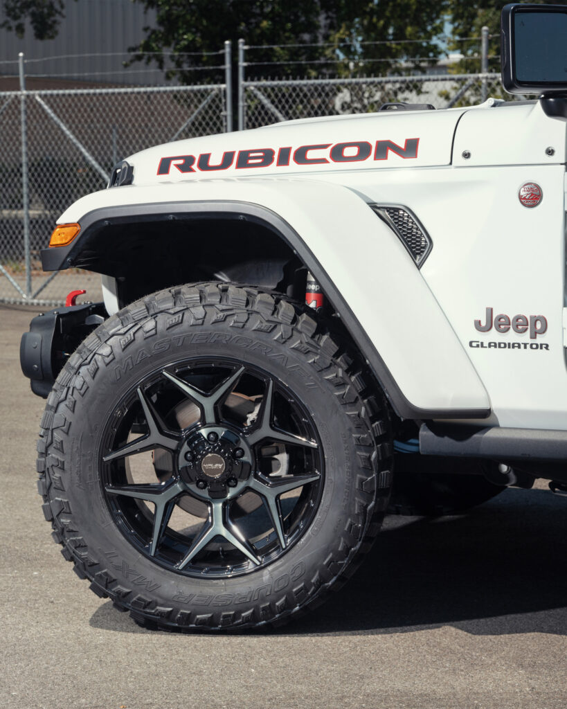 Jeep Gladiator 4PLAY Wheels 4P06 Rims 20x9 35x12.5x20 Tires Stock Suspension